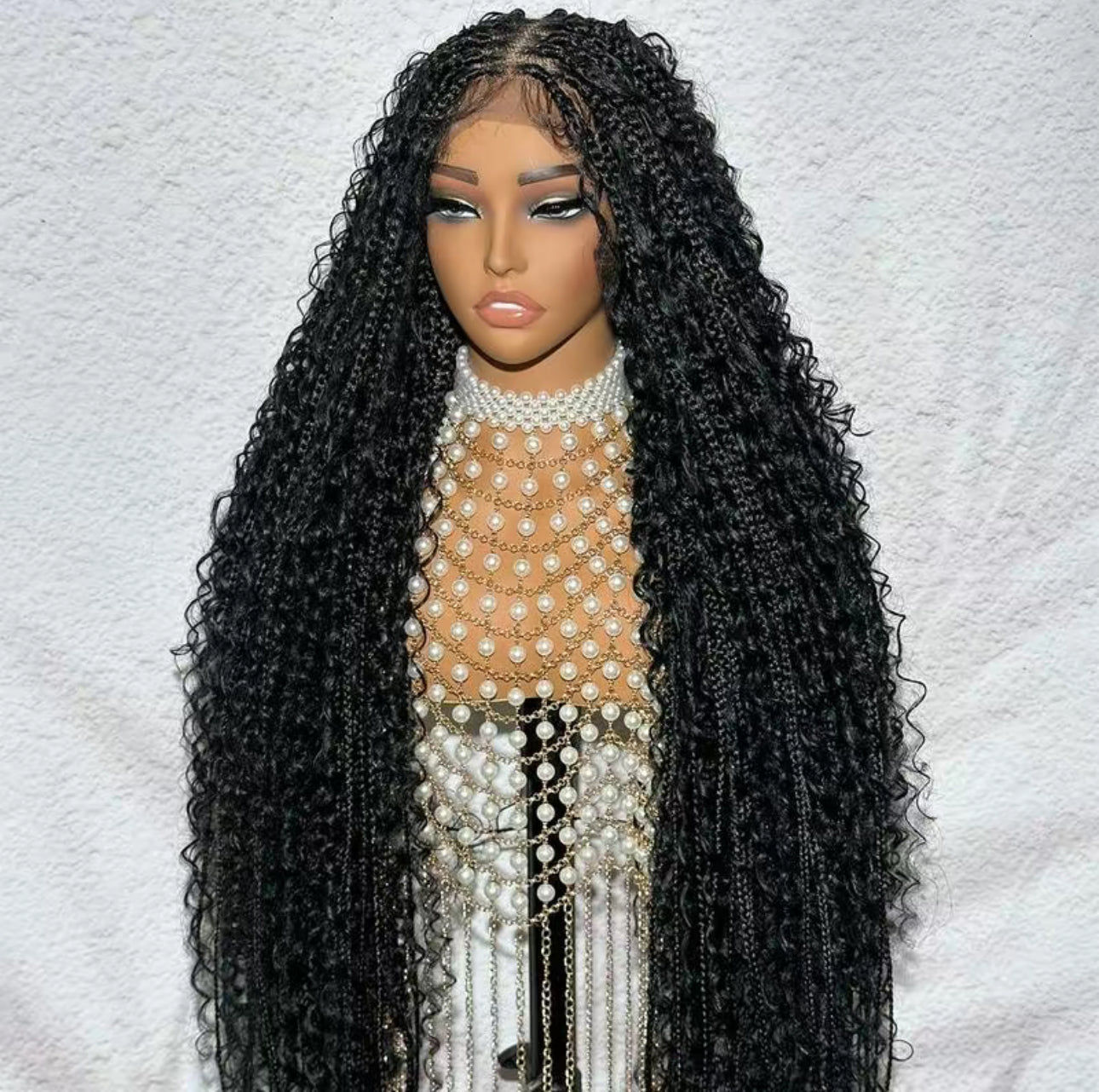 36 in Box Bohemian Braided full lace unit